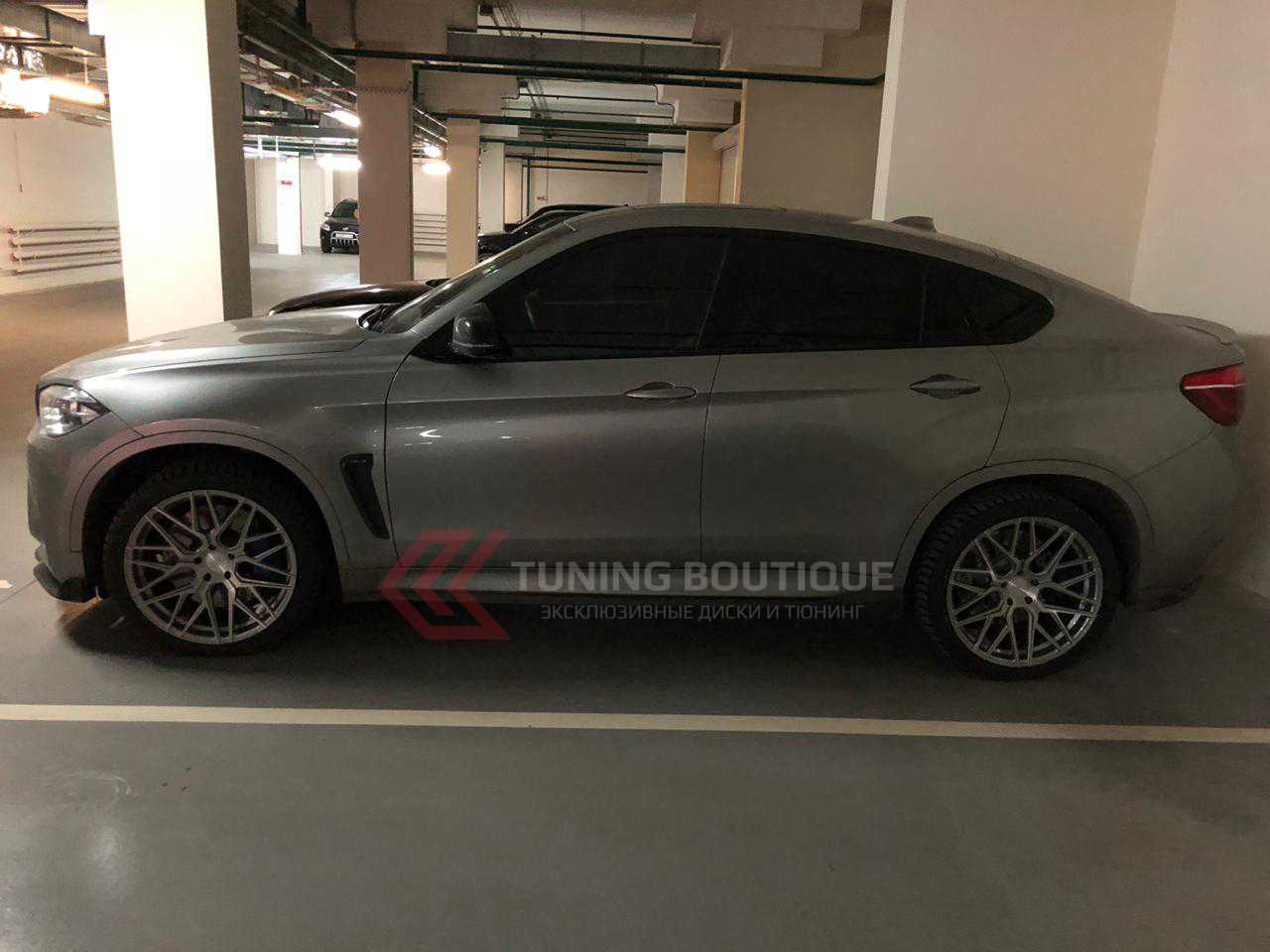 BMW X6M на 21" дисках Rohana RFX10 Brushed Titanium фото 1